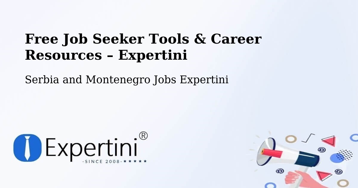 Free Job Seeker Tools & Career Resources – Constance Bay - Constance Bay, Serbia and Montenegro Jobs Expertini