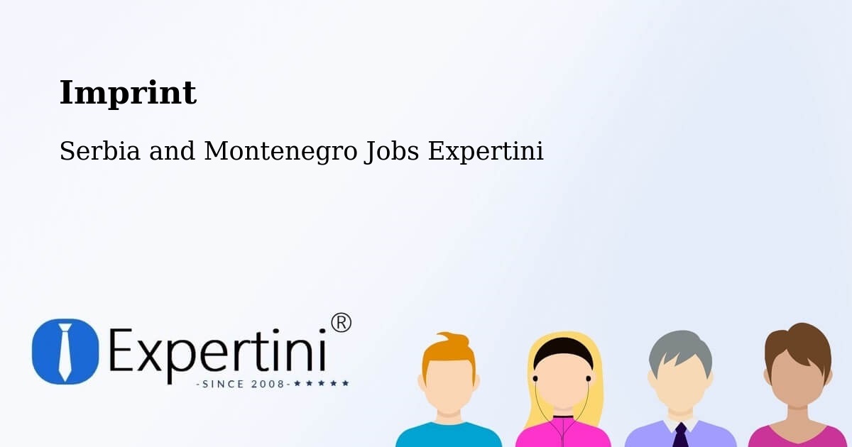 Imprint – Constance Bay - Serbia and Montenegro Jobs Expertini